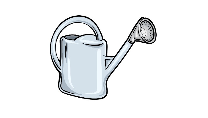How to draw a Watering Can