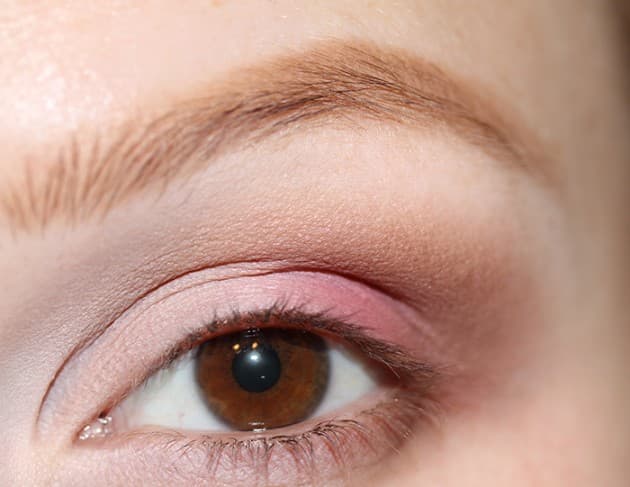 Pink eyeshadow